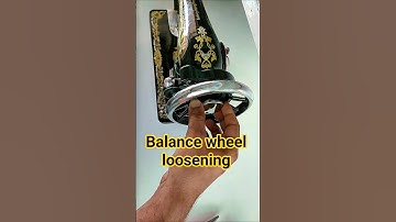 balance wheel loosening ! #sewingtutorial #sewinghacks #sewingtips #silaisikhe #sewing #silai