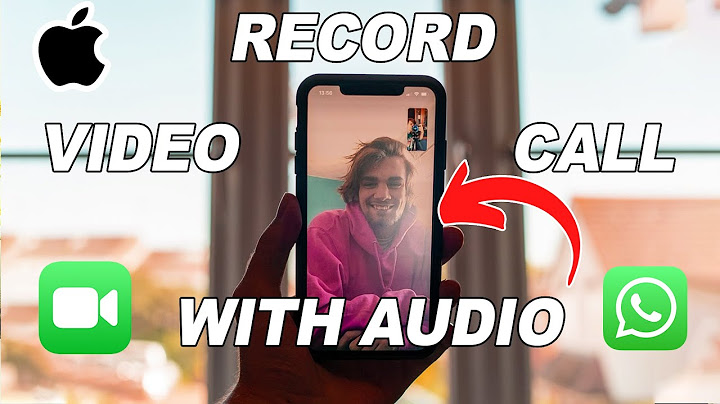 How to screen record with sound on iphone while facetime