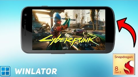 Cyberpunk 2077 on Snapdragon 8 Gen 2 | Winlator Cmod Android Gameplay Test 🔥