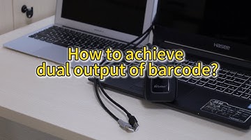 How to achieve dual output of barcode data?