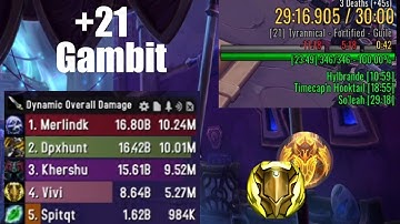 +21 Gambit no comms pug - Lightsmith Prot Paladin PoV