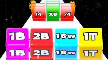 Jelly Race Number Game vs Ladder Master - ASMR Gameplay (NOOB vs PRO vs HACKER) New Update