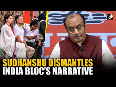 BJP’s Sudhanshu dismantles Congress’ narrative after INDIA Bloc’s protest against Gyanesh Kumar