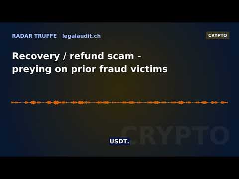 Recovery / refund scam — preying on prior fraud victims