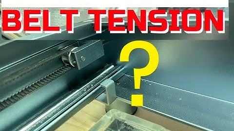 xTool D1 Pro Laser engraver belt tension:  HOW TO SET IT!