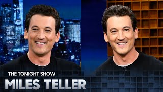 Miles Teller Spills On Top Gun Maverick And Plays Drinko The Tonight Show Starring Jimmy Fallon