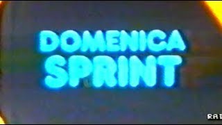 DOMENICA SPRINT PUNTATA DEL 4 GENNAIO 1987 CONDUCE BRUNO PIZZUL