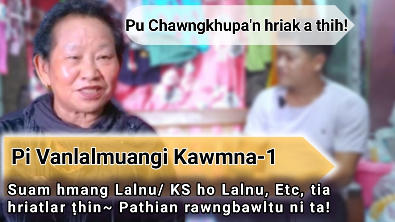 Pi Vanlalmuangi Kawmna-1| KS ho lalnu/suamhmang Lalnu, etc tia hriat ṭhin, Pathian rawngbawltu nita!