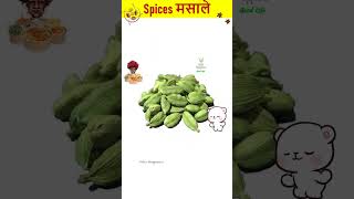 Spices Name , मसालों के नाम #shorts