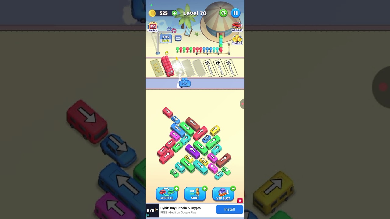 70 Level Bus craze Traffic jam puzzle game 2025 - YouTube