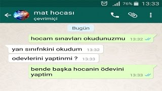 Komik Whatsapp Mesajları Kahkaha Atacaksınız :D