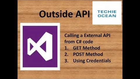 How to Call External API in C#
