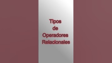 Operadores Relacionales en Java