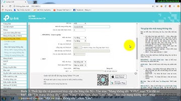 Huong dan cau hinh Router Wireless TP Link ARCHER C20