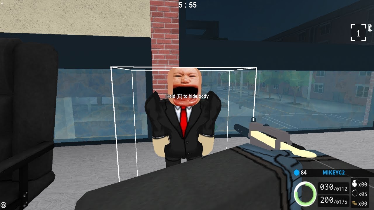 Weird Face Glitch Notoriety R B Bank Nightmare Solo 10 Million Youtube - notoriety map please take roblox