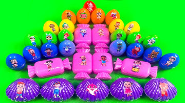 Cocomelon Slime 🌈 Finding Hidden Slime Eggs & Candy & Shell with JJ & Pinkfong! Satisfying ASMR