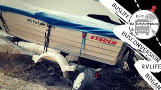 how to replace wheel bearing's on a boat trailer - buslife family plus more!