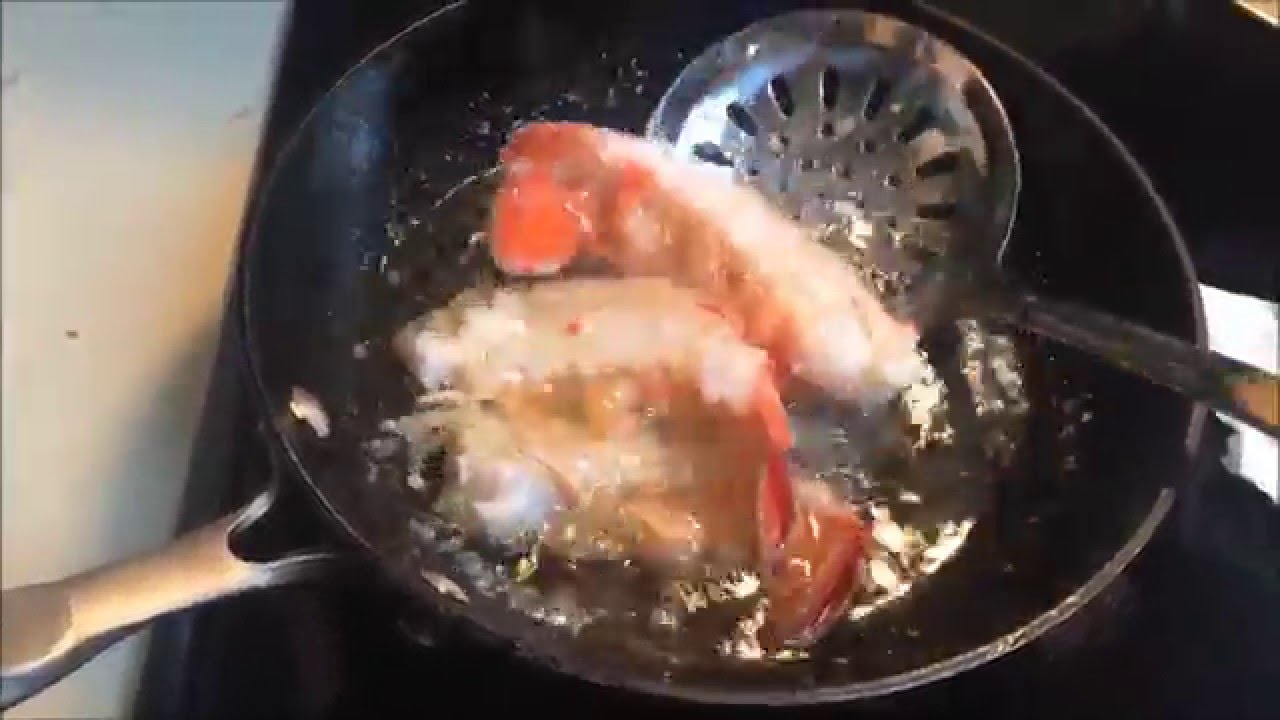 Lobster Tails in Garlic Ginger Sauce YouTube