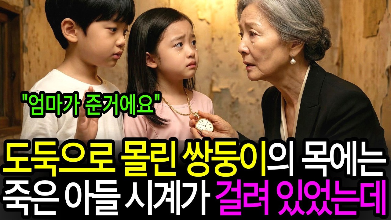 도둑으로 몰린 쌍둥이, 말 못하는 엄마가 준 시계에 여회장의 죽은 아들 이름이 새겨져 있었는데ㅣ감동사연ㅣ사연라디오ㅣ오디오북