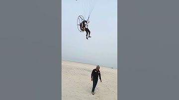 paramotor smooth landing video #adventuretime#paragliding#gym #paragliding#students#trending#shorts