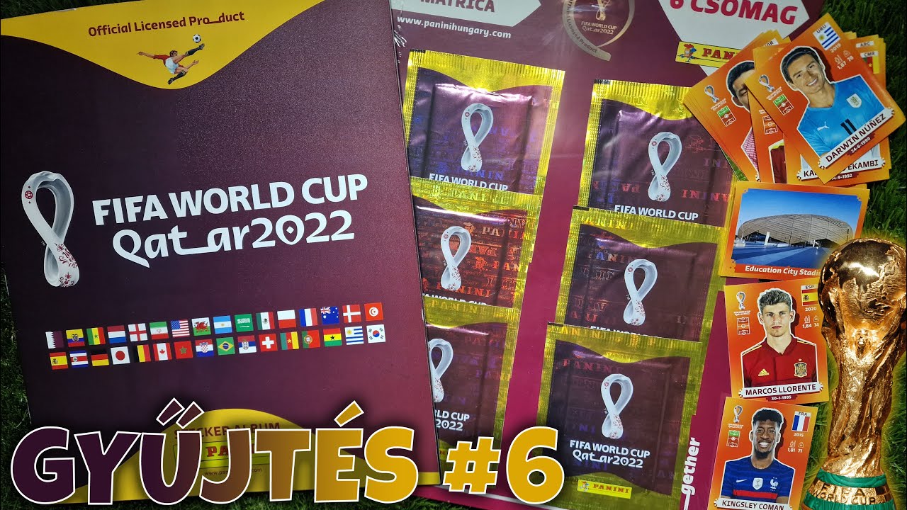 Panini FIFA World Cup Qatar 2022 Matrica Multipack | Gyűjtsük ki! 6 ...