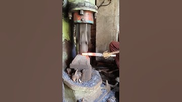 how to make noke chisel prepare on forging power hammer // Real blacksmith skills