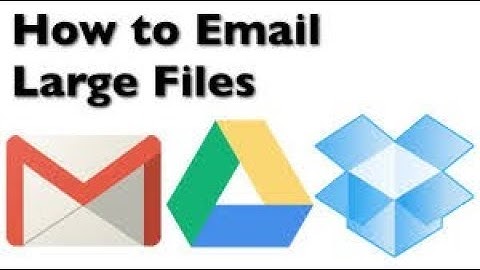 how to email large files with gmail, google drive, and dropbox | hindi | urdu