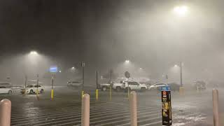 Severe Thunderstorm at Walmart in Uvalde Wednesday, May 4th, 2022