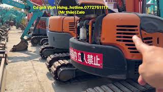 Tổng hợp báo giá xe đào từ 0107m3 cuối năm tại bãi xe Vĩnh Hưng..hotline;0772751117..(Mr thảo) Zalo