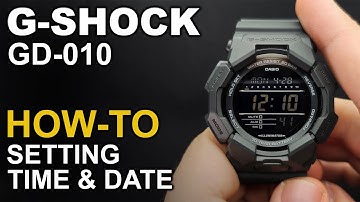 Gshock GD-010 - Setting time and date - Module 3569