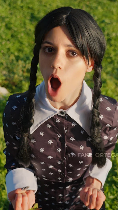 Do you know who to send this to😏 #jennaortega #fakeortega #wednesday #enid #shorts #netflix