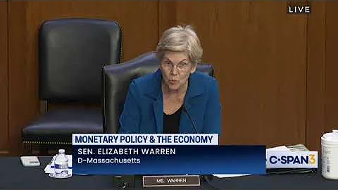 Senator Warren Exchange with Chair Powell on Fed I...
