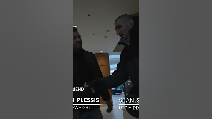 A Sean Strickland and Dricus du Plessis run-in at the hotel in episode 3 of #UFC297 Embedded 😳