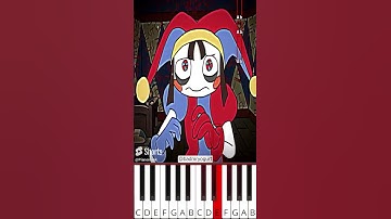 THE AMAZING DIGITAL CIRCUS GET ABSTRACTED EDIT (@badmryogurt) - Octave Piano Tutorial