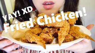 ASMR Crispy Fried Chicken Wings Eating🍗