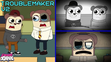FNF: Troublemaker V2 // New Cutscene // Twiddlefinger Mod █ Friday Night Funkin