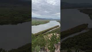 Вид на реку Селенга с горы спящий лев, Бурятия, близ Байкала #селенга #бурятия #байкал #спящийлев