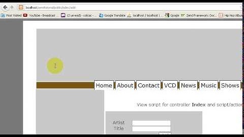 zend Framework tutorial part 5 View trong Zend