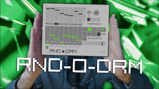 I made a drum machine based on probability distributions