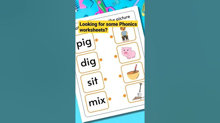 Phonics Worksheets. Link in Description