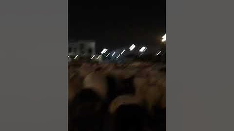 تلاوة مرئية إبداعية من خارج المسجد للشيخ خالد الجليل ليلة 27 رمضان 1438