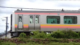 信越本線上り始発E129系A12編成420M