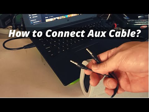 How to Connect Bluetooth Speaker to Laptop with Aux Cable (T&G TG-123)