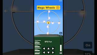 Mega Wheels in spaceflight simulator #sfs #shorts