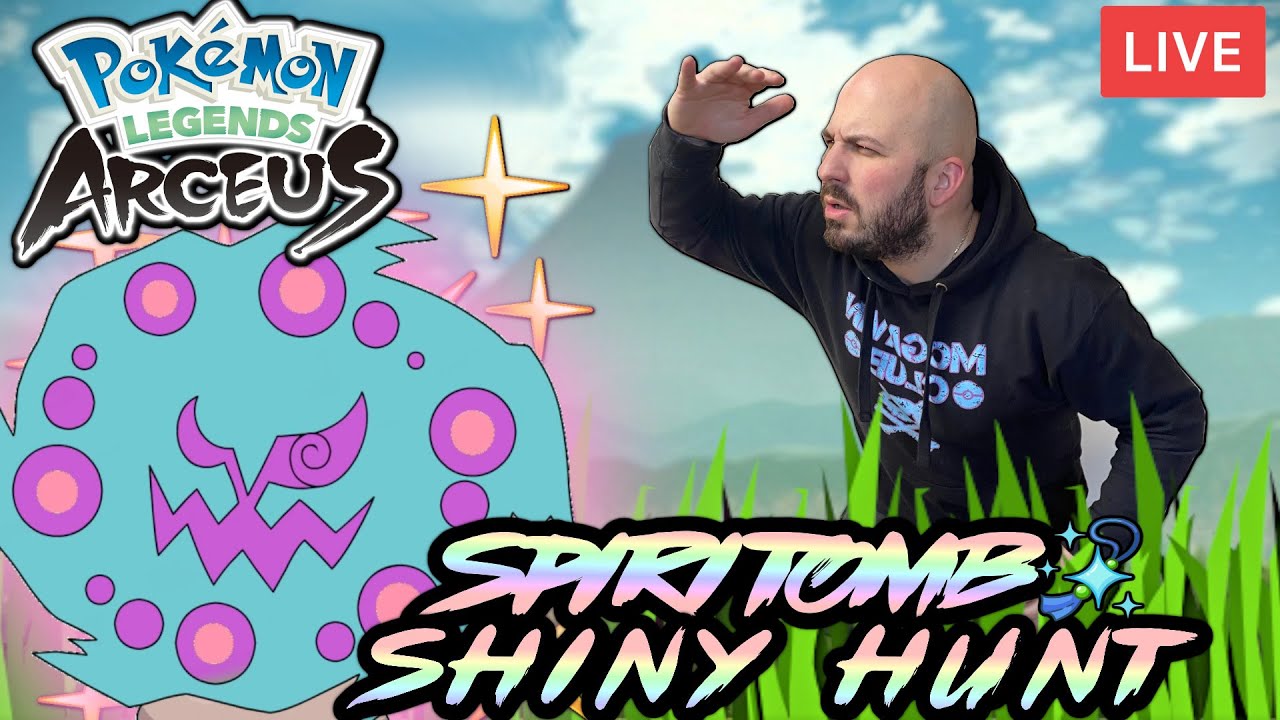 LIVE Spiritomb Shiny Hunting with Shiny Charm ~Pokemon Legends Arceus~ 