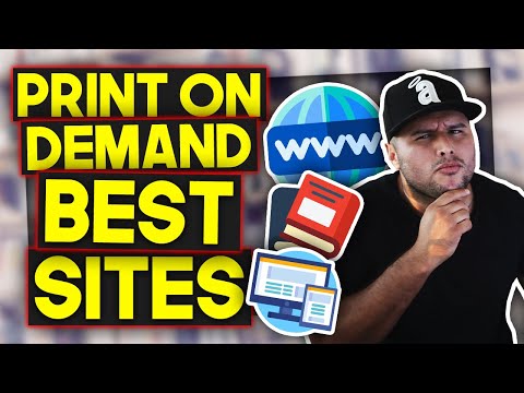 Best Print On Demand Sites To Make Money With (For Artists – Use These Print On Demand Services)