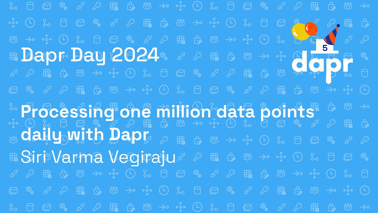 Dapr Day: Processing One Million Data Points Daily with Dapr