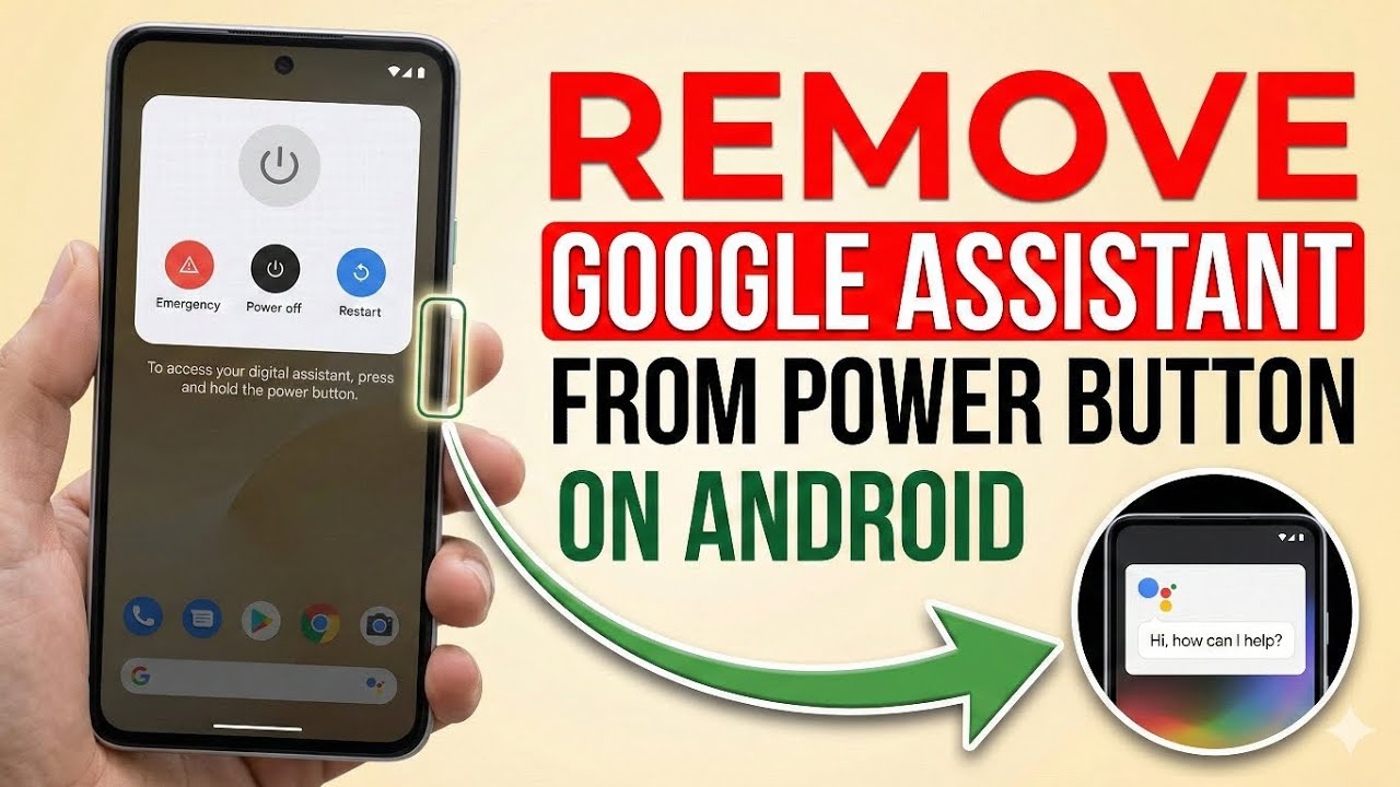How To Remove Google Assistant From Power Button on Any Android ...