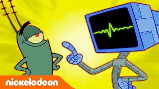SpongeBob | 30 MINUTI di Plankton e Karen, la coppia più bella di Bikini Bottom | Nickelodeon Italia