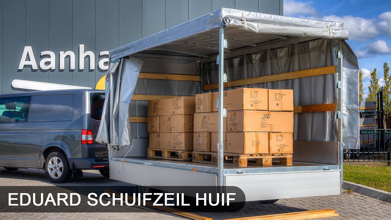 Eduard schuifzeil huif bij Aanhangcars